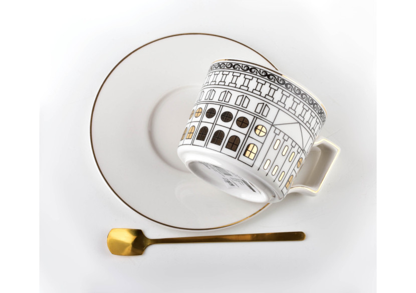 Tasse OTIS avec Soucoupe - 220ml - HTPL8642-PROM - Affekdesign By Mondex