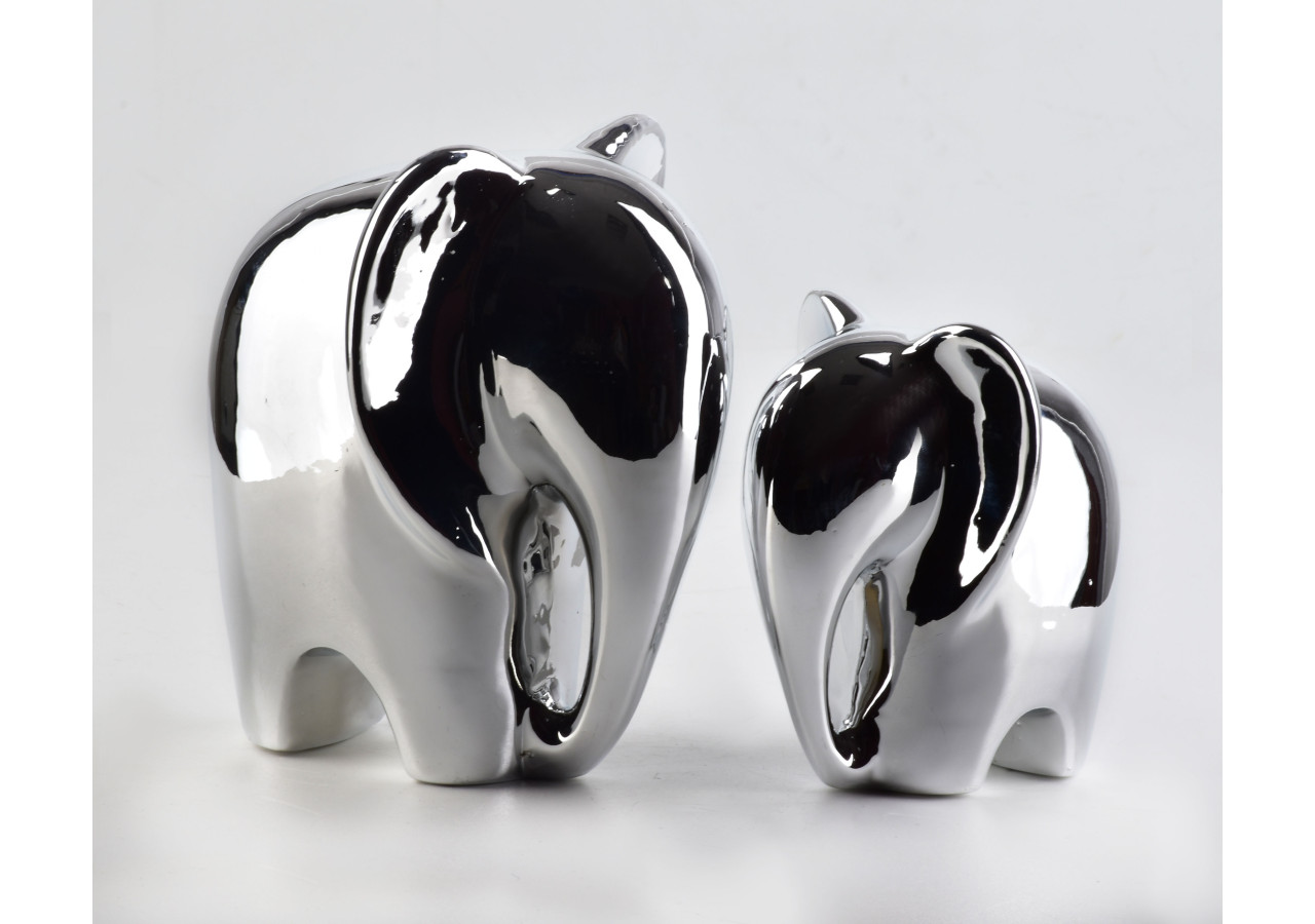 Figurine MIA SILVER - 15 x 13 x 16,4 cm - HTC9571-PROM - Mondex