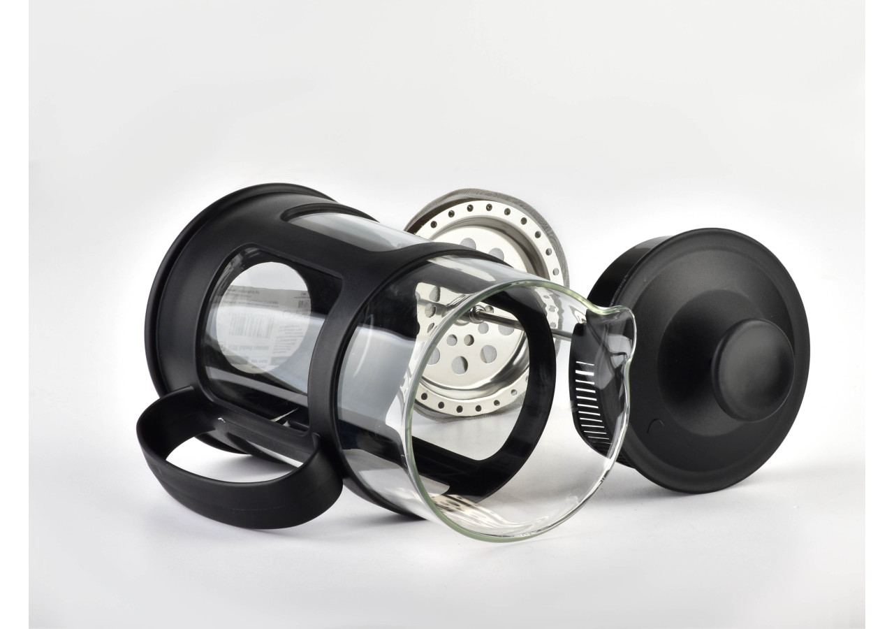 French Press AUDE 1000ml - Verre borosilicate 10,5x15xh21cm - HTXA5705-CX - Cookini By Mondex