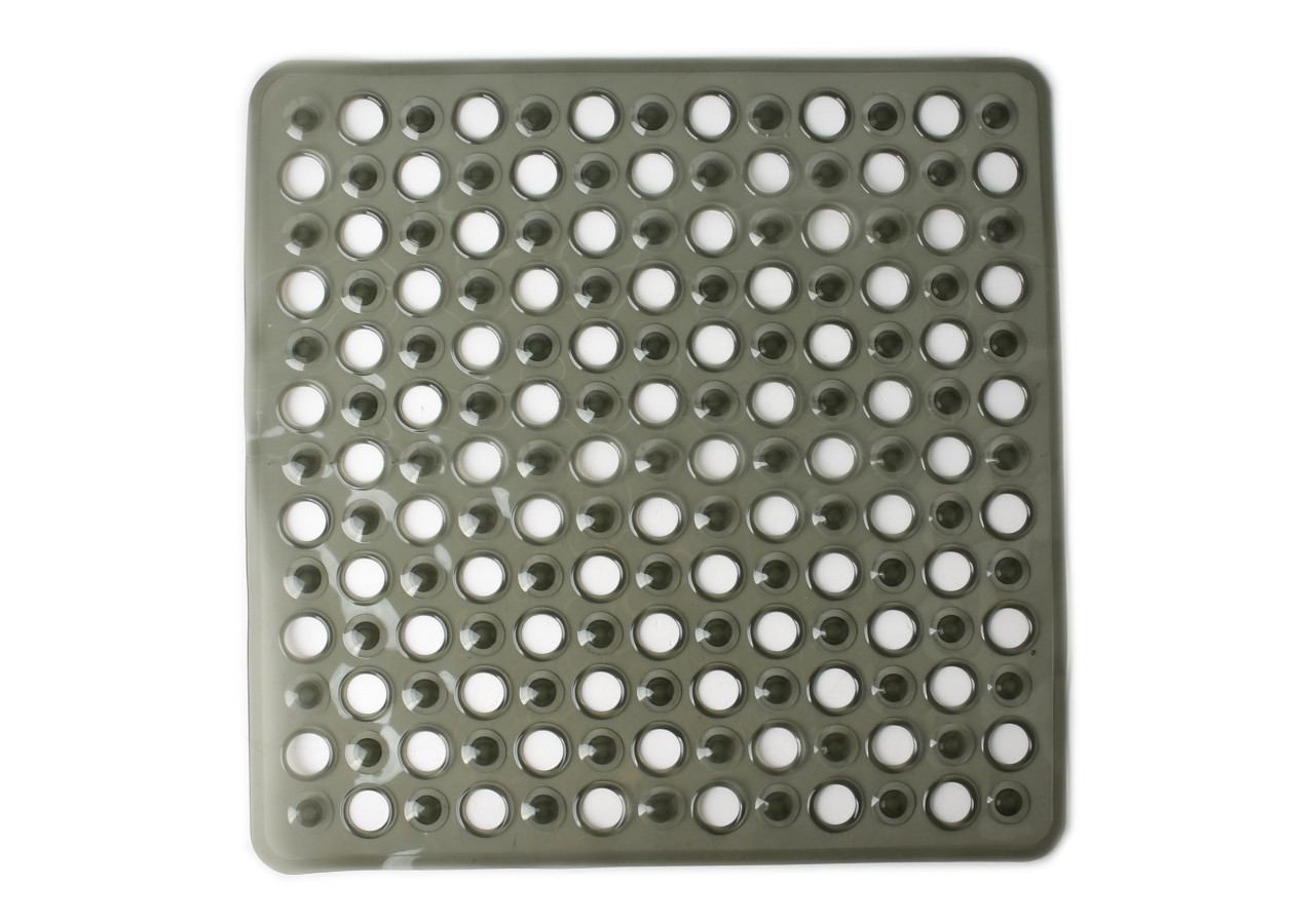 Tapis de bain ZAC BLACK - 54x54cm antidérapant - HTWM5880 - Bathlab By Mondex