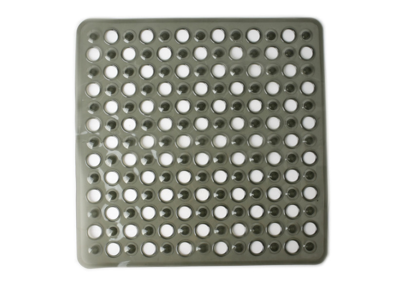 Tapis de bain ZAC BLACK - 54x54cm antidérapant - HTWM5880 - Bathlab By Mondex