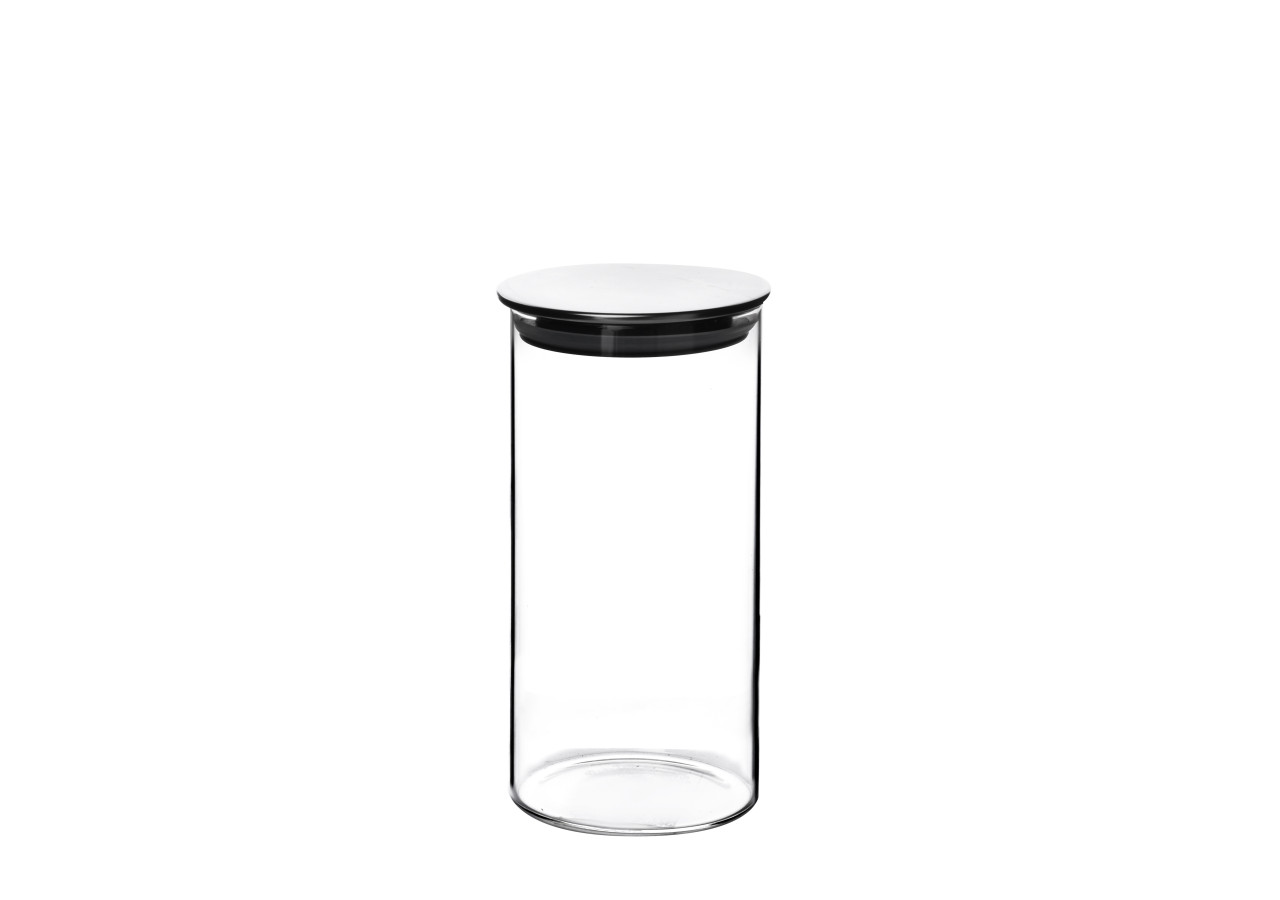 Bocal en Verre MODERN KITCHEN - 700ml, 9x8x17,5cm - HTID7529 - Allesken