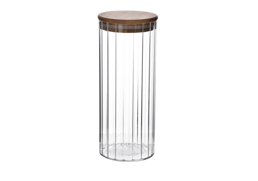 Bocal en verre MODERN KITCHEN - Capacité 1100ml pour la conservation optimale - HTID7635 - Mondex