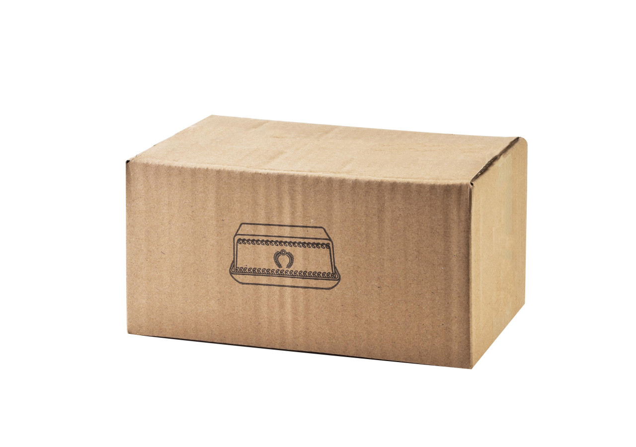 Beurrier en verre ECILA LIGHT - 17x9,7x7,5cm couleur turquoise - HTID9925-PROM - Allesken