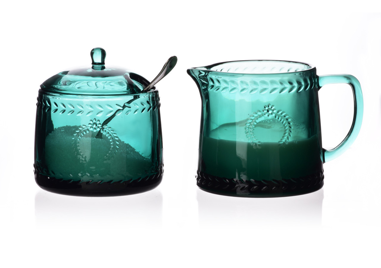 Service à sucre et crémier ECILA DARK - 9cm avec crémier 300ml - HTID9932-PROM - Affekdesign By Mondex