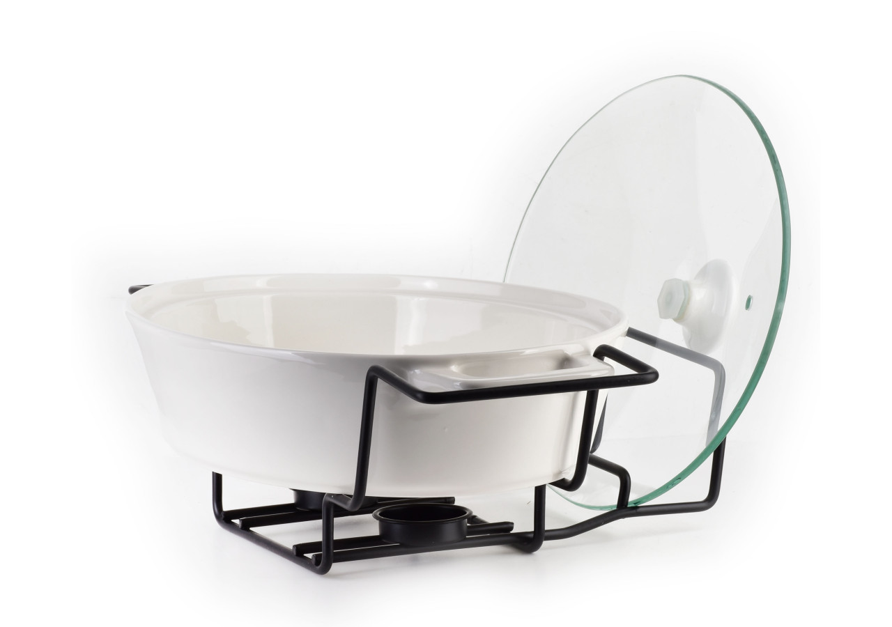 Naczynie MODERN KITCHEN - 1,6L avec réchaud 33,2x22xh6,6cm - HTN5816-PROM - Allesken
