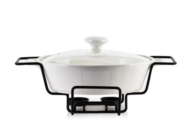 Naczynie MODERN KITCHEN - 1,1L avec réchaud 27,6x18,7xh6,2cm - HTN5809-PROM - Allesken