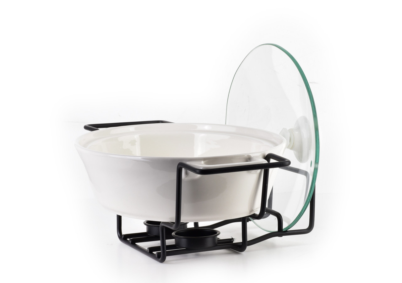 Naczynie MODERN KITCHEN - 1,1L avec réchaud 27,6x18,7xh6,2cm - HTN5809-PROM - Allesken