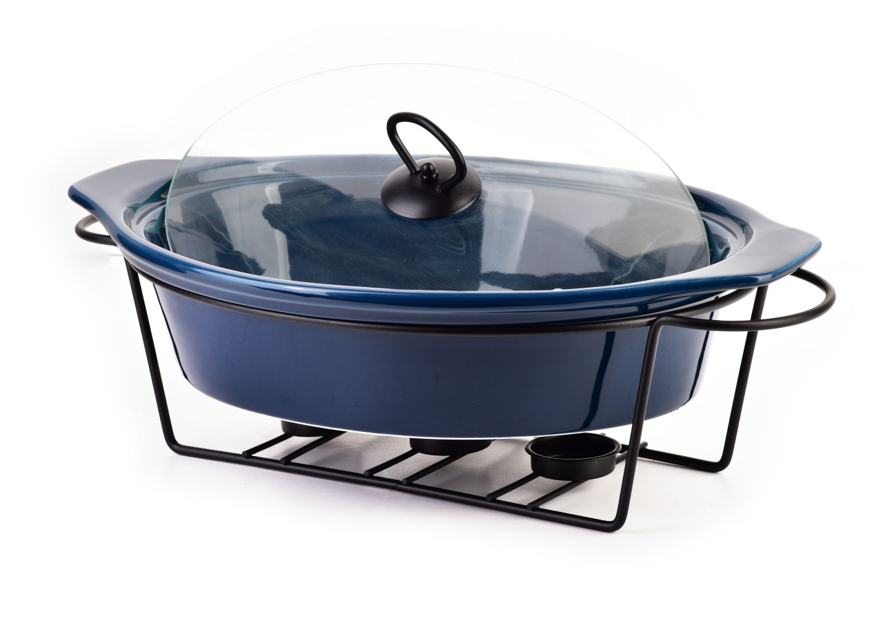 Naczynie MODERN KITCHEN - 2,6L avec réchaud 34x25xh17cm - HTN5519-PROM - Allesken