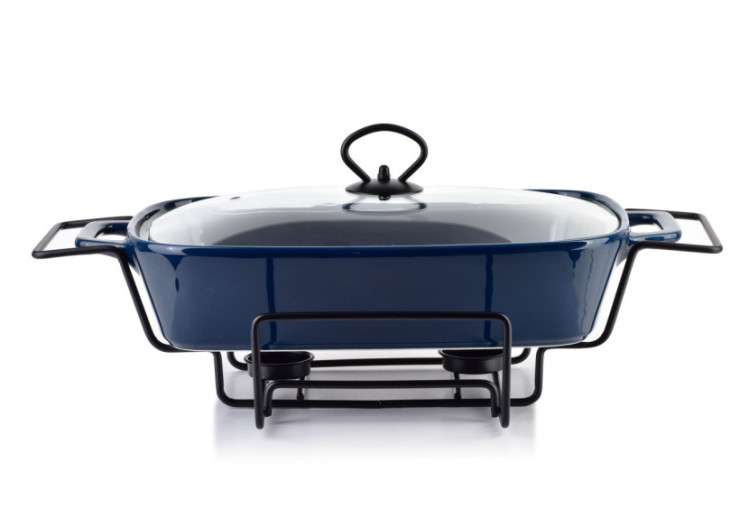 Naczynie MODERN KITCHEN - 2,1L avec réchaud 41,5x25,6xh15cm - HTN5540-PROM - Allesken