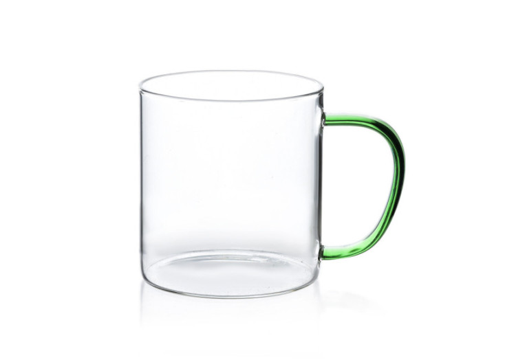 Mug PETER GREEN - Verre borosilicate 450ml 8,3x12,5xh9cm - HTID8404 - Allesken