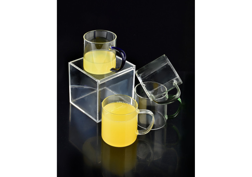 Mug PETER GREEN - Verre borosilicate 450ml 8,3x12,5xh9cm - HTID8404 - Allesken Mug PETER GREEN - Verre borosilicate 450ml 8,3x12,5xh9cm - HTID8404 - Allesken