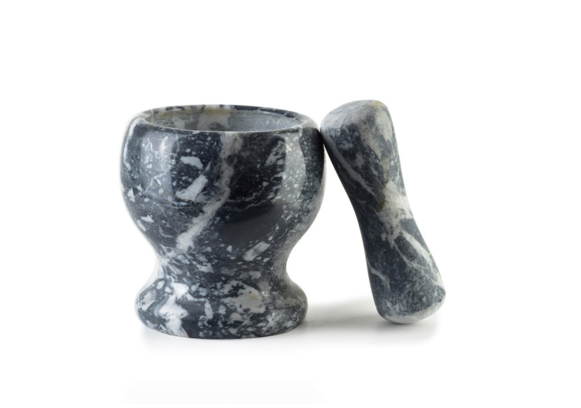 Mortier MODERN KITCHEN - 11 x 13 cm, en granit naturel - HTUA7308 - Allesken