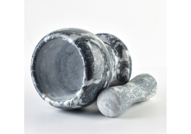 Mortier MODERN KITCHEN - 11 x 13 cm, en granit naturel - HTUA7308 - Allesken 2