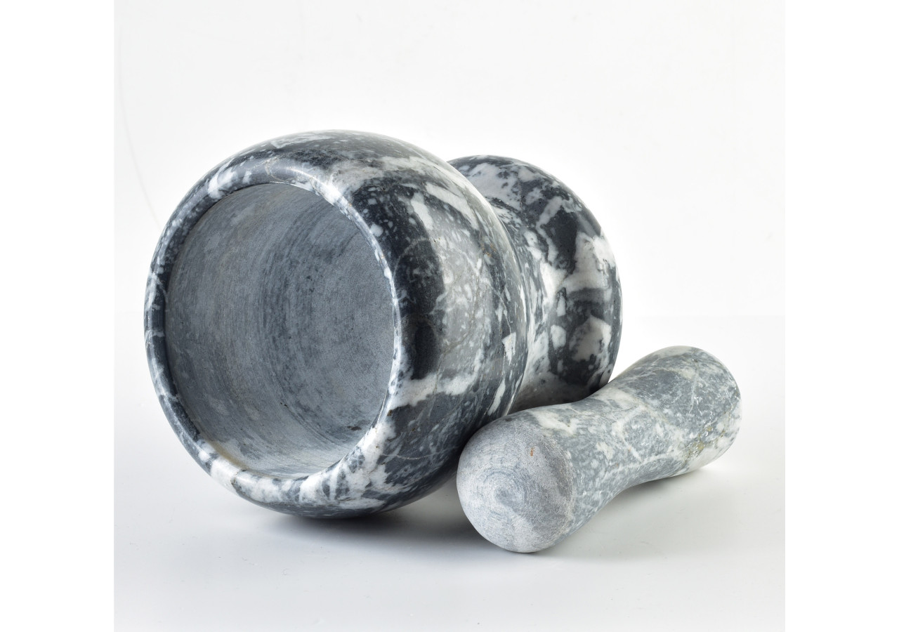 Mortier MODERN KITCHEN - 11 x 13 cm, en granit naturel - HTUA7308 - Allesken