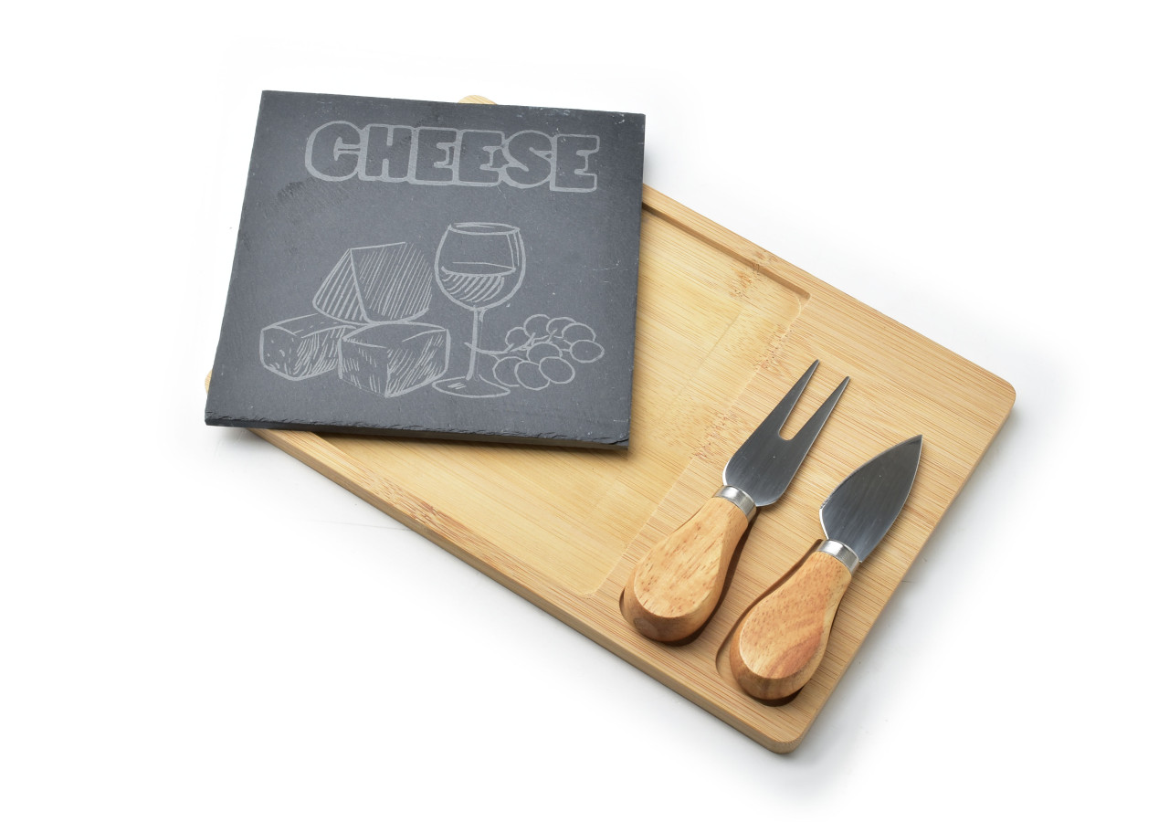 Planche de Service MODERN - Avec Couteaux 25x1x1cm - HTXD9876-PROM - Mondex