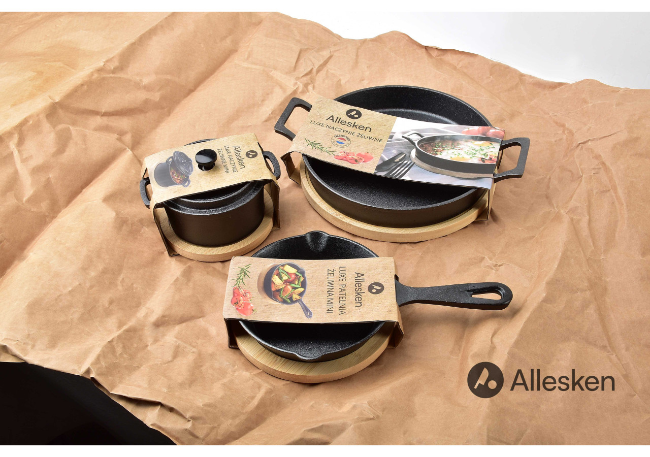 Mini Cocotte en fonte LUXE - 14x11xh10cm - HTXD9968 - Mondex