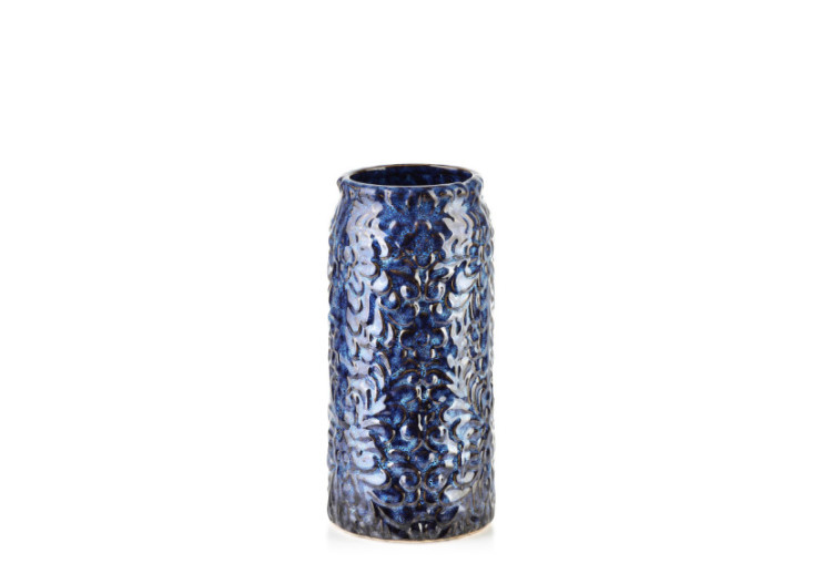 Vase en céramique YANDA DARK - 8,5 x H21 cm - HTTS9616 - Mondex