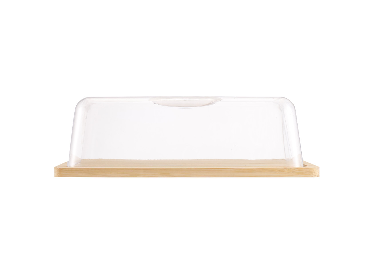 Plateau rectangulaire MODERN KITCHEN - 24 x 18 x 7,7 cm avec couvercle en bambou - HTXD0124 - Allesken