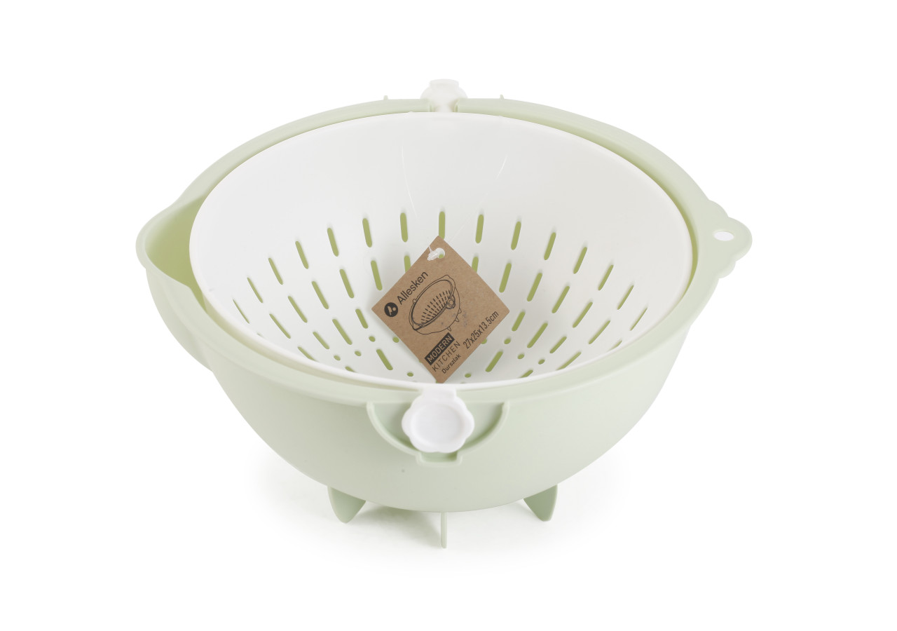 Passoire GRAVITATIONNELLE MODERN KITCHEN - 27x25x13,5cm avec bol - HTXD0162 - Allesken