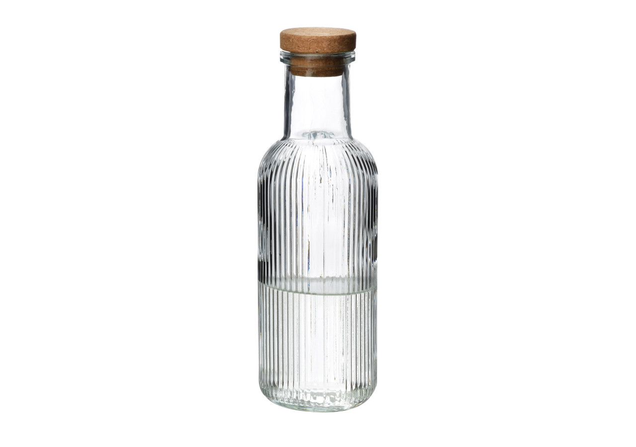 Bouteille HOLLIE CLEAR - Verre 1L avec bouchon - HTID1367 - Allesken
