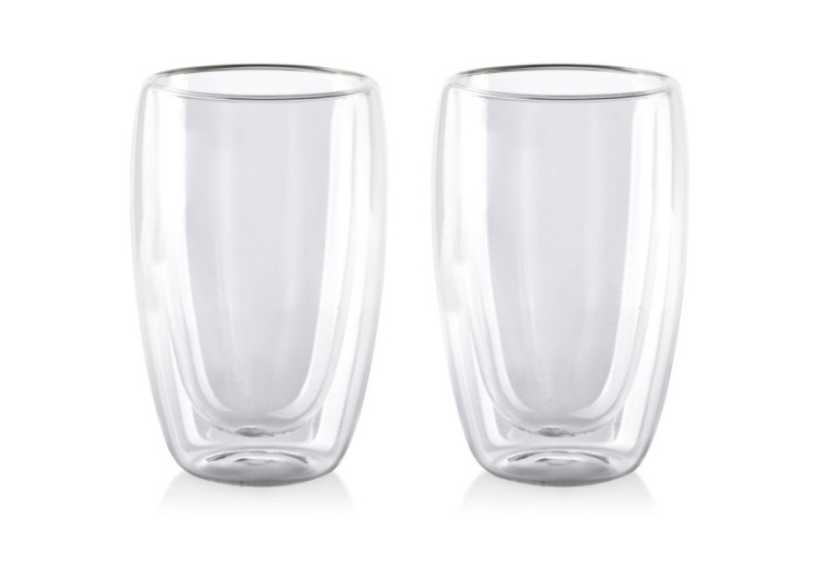 Ensemble de 2 Verres PETER - 450ml avec double paroi - HTID1797-PROM - Affekdesign By Mondex