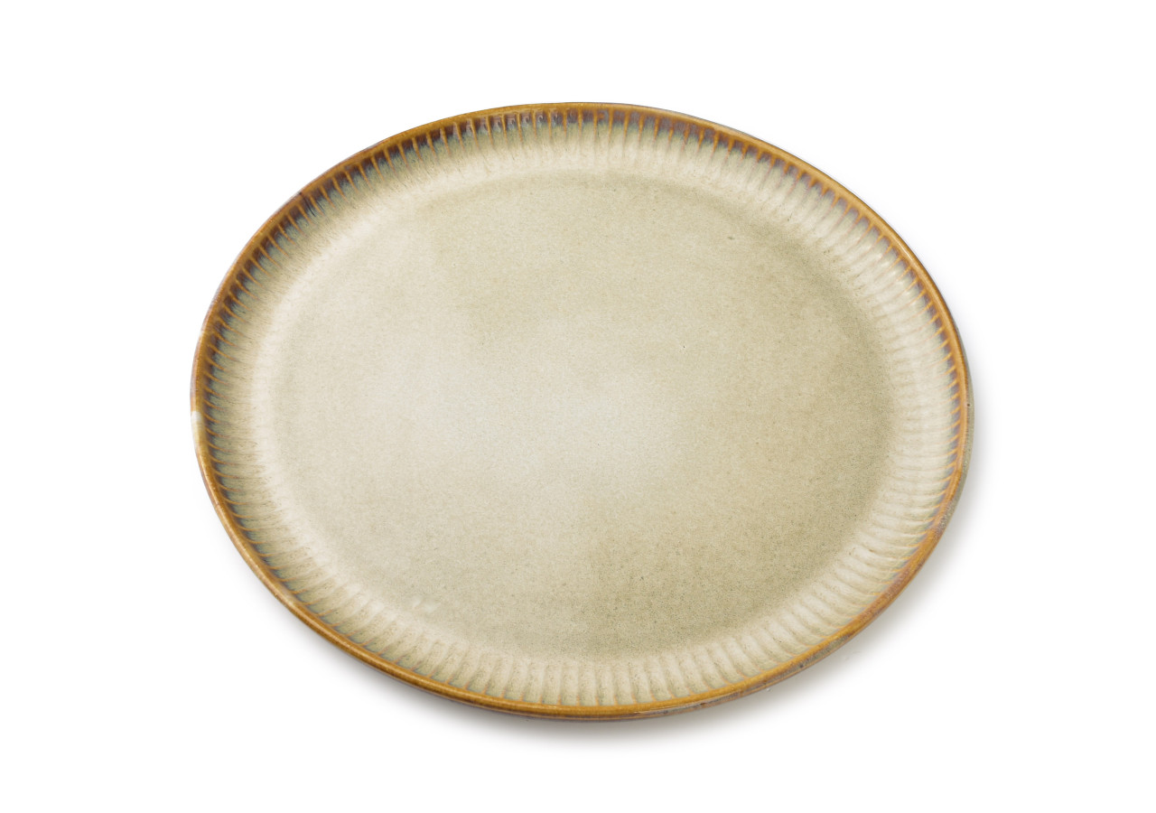 Assiette BASIC NATURE - 26 cm en céramique élégante - HTNA9806 - Mondex
