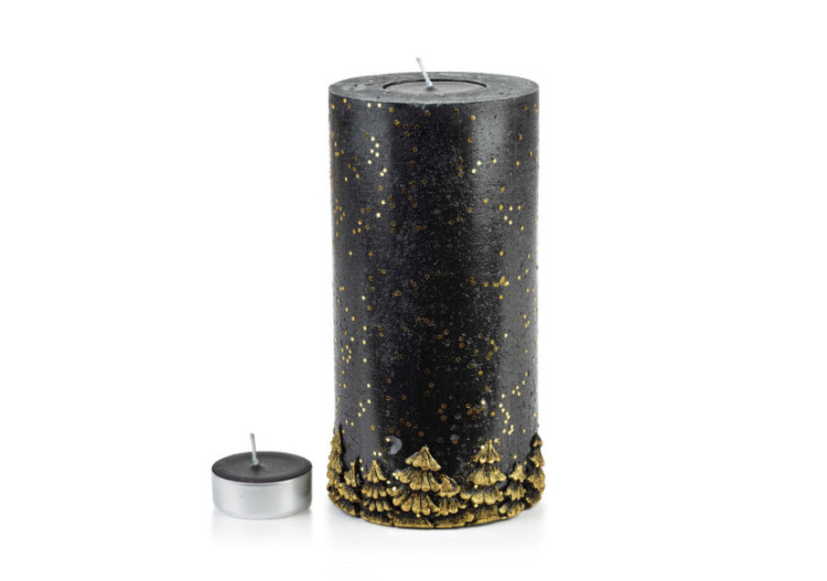 Lanterne WIECA - Design Noir et Doré 240 cm - TCM3215-SW - Mondex