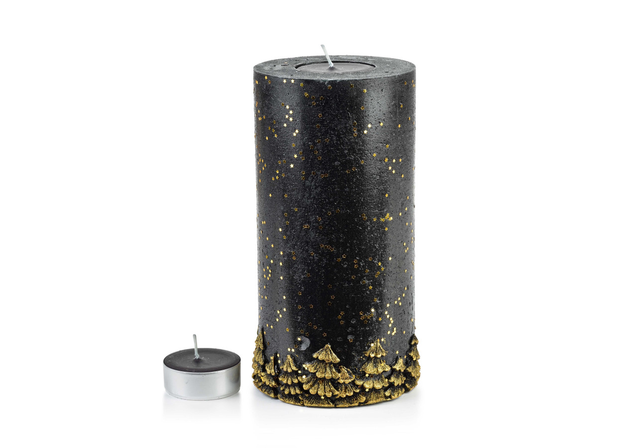 Lanterne WIECA - Design Noir et Doré 240 cm - TCM3215-SW - Mondex