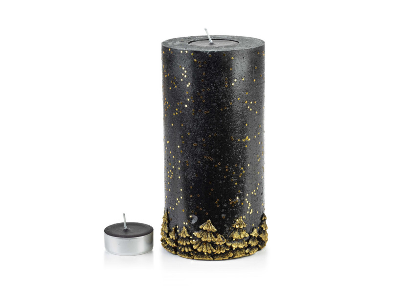 Lanterne WIECA - Design Noir et Doré 240 cm - TCM3215-SW - Mondex