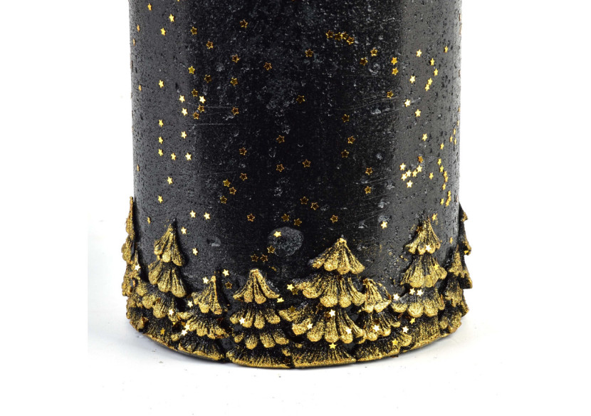 Lanterne WIECA - Design Noir et Doré 240 cm - TCM3215-SW - Mondex