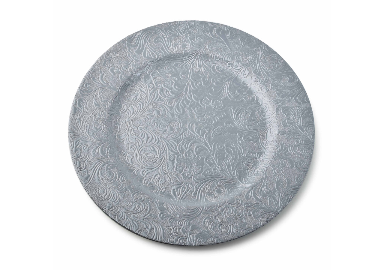 Sous-assiette BLANCHE - Décorative 33 x 33 x 2 cm - HTOS8932-PROM - Mondex