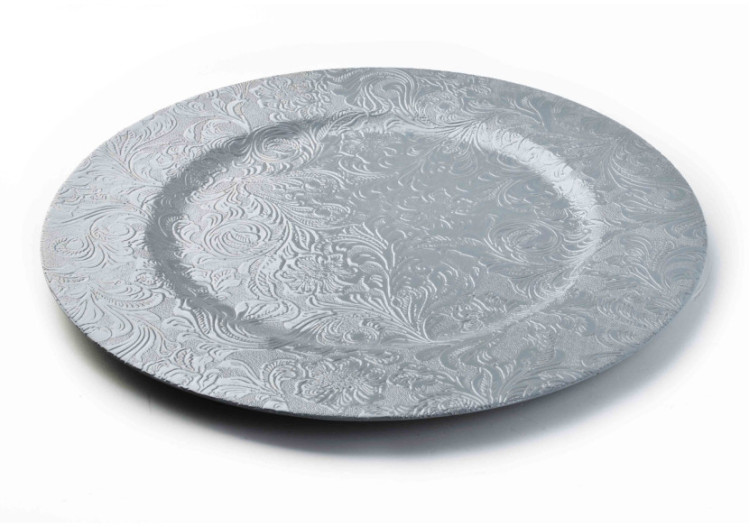 Sous-assiette BLANCHE - Décorative 33 x 33 x 2 cm - HTOS8932-PROM - Mondex 2