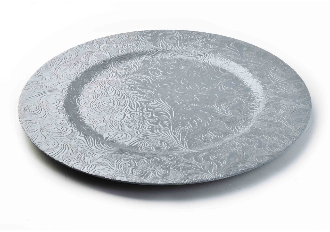 Sous-assiette BLANCHE - Décorative 33 x 33 x 2 cm - HTOS8932-PROM - Mondex