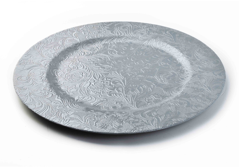 Sous-assiette BLANCHE - Décorative 33 x 33 x 2 cm - HTOS8932-PROM - Mondex