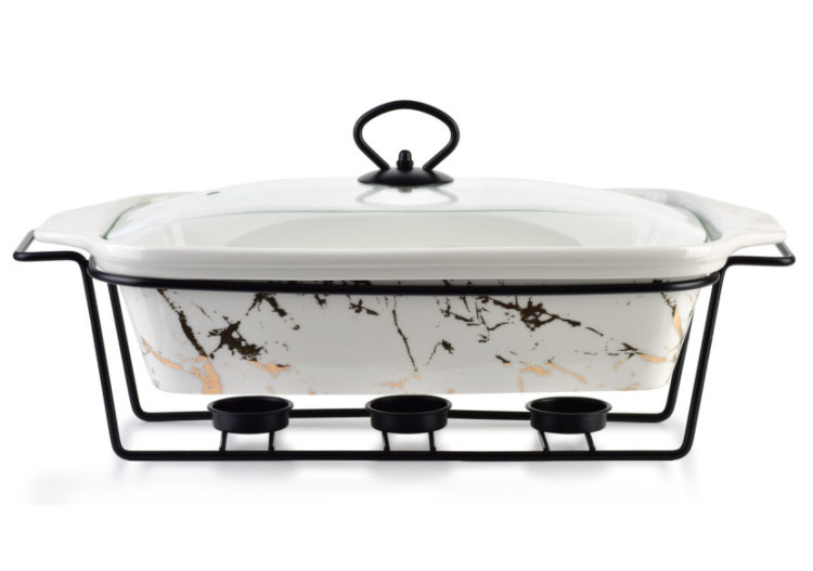 Plat chauffant MODERN KITCHEN - 3,0L 39,4x24xH8cm - HTN0819-PROM - Allesken