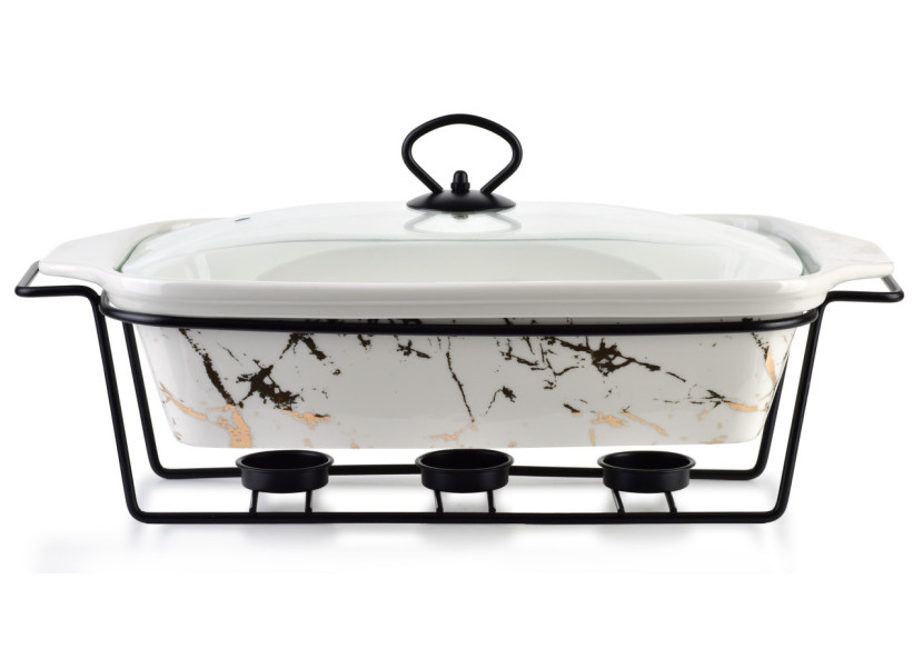 Plat chauffant MODERN KITCHEN - 3,0L 39,4x24xH8cm - HTN0819-PROM - Allesken