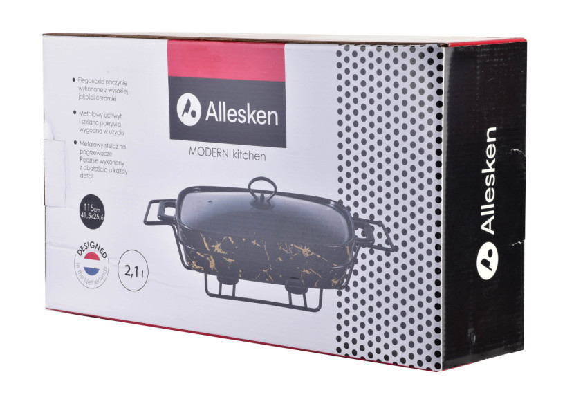 Plat Chauffant MODERN KITCHEN - 2,1L, 41,5x25,6xH15cm - HTN0864-PROM - Allesken