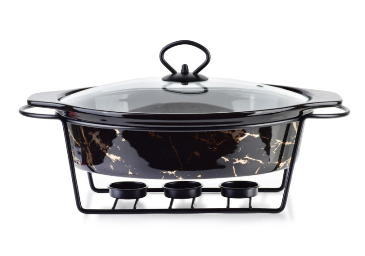 Plat Chauffant MODERN KITCHEN - Ovale 1,6L 33,1 x 22,2 x H7cm - HTN0888-PROM - Allesken