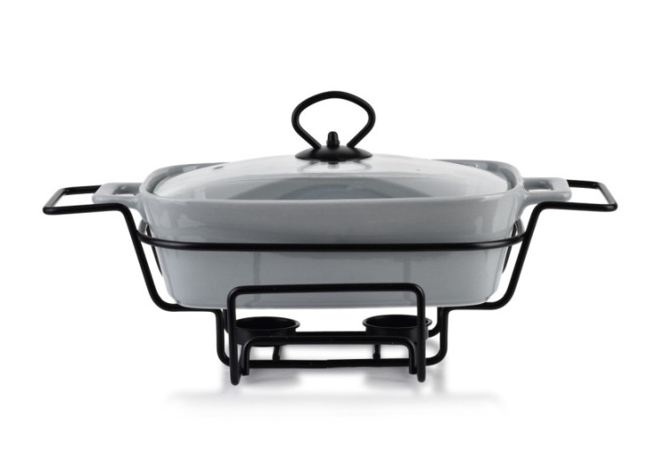 Plat Chauffant MODERN KITCHEN - Rectangulaire 1,4L 36 x 25 x H15cm - HTN0925-PROM - Allesken