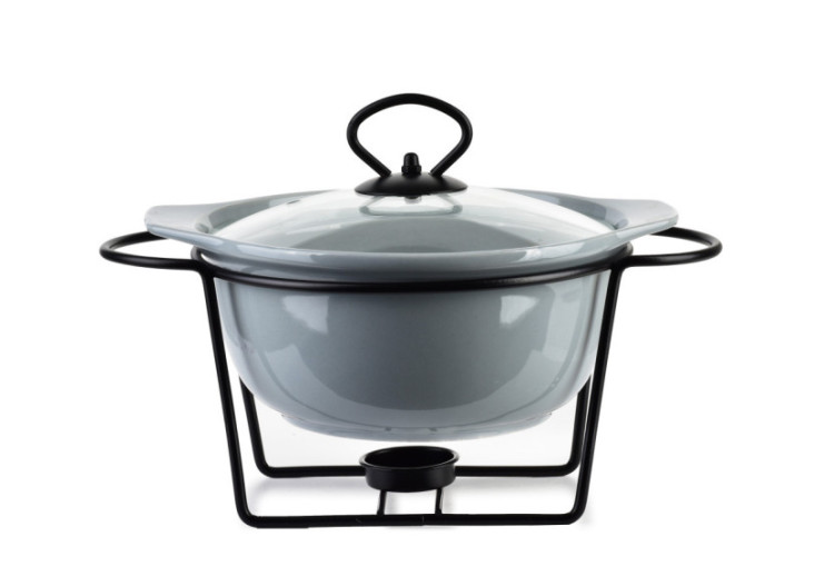 Plat MODERN KITCHEN - 1,2L avec chauffe-plat 22,9x19,3xH8,7cm - HTN0970-PROM - Allesken