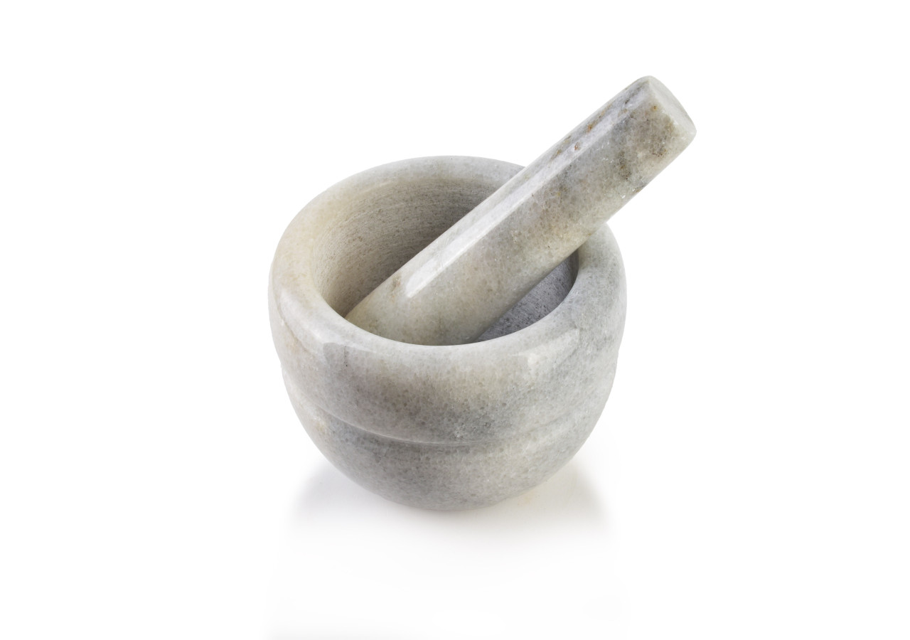 Mortier en Pierre Naturelle - 10 cm de diamètre - HTUA9218 - Allesken