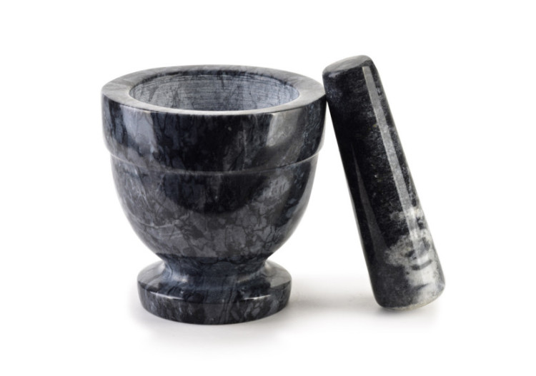 Mortier en Pierre - 10x10 cm, Design Élégant - HTUA9591 - Allesken