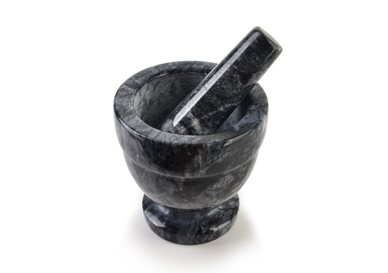 Mortier en Pierre - 10x10 cm, Design Élégant - HTUA9591 - Allesken