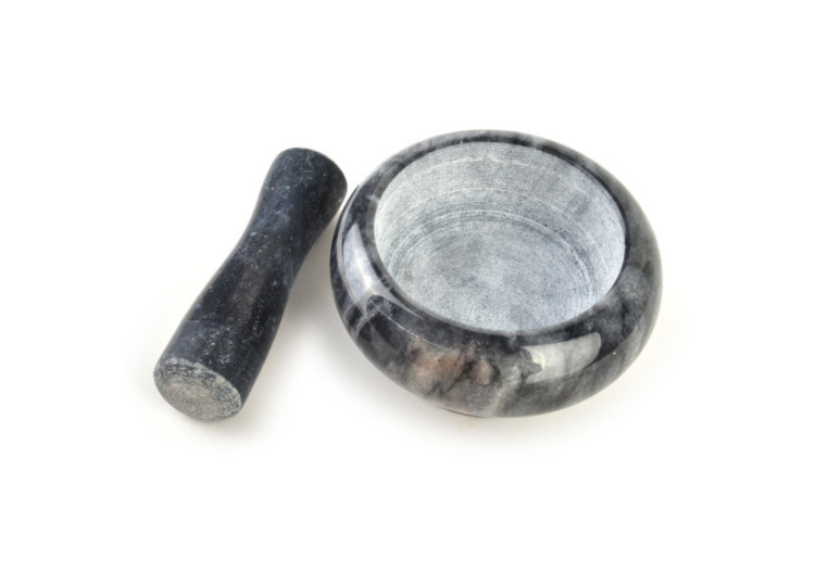 Mortier en Pierre - 9x5 cm, Élégance et Fonctionnalité - HTUA9607 - Allesken 2