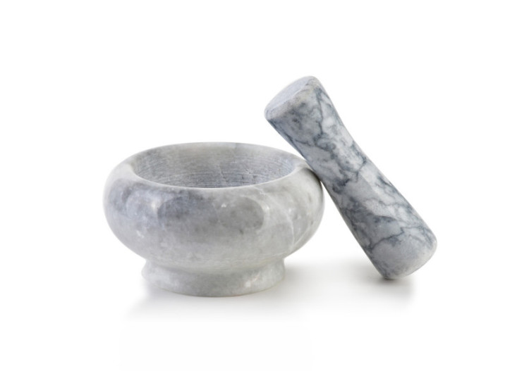 Mortier en Pierre - 9x5 cm, Élégance et Praticité - HTUA9614 - Allesken