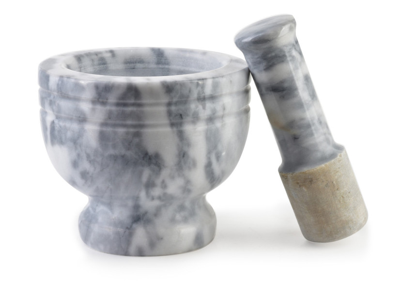 Mortier de Cuisine MODERN KITCHEN - Pierre naturelle 14,5x12,5cm - HTUA9652 - Mondex