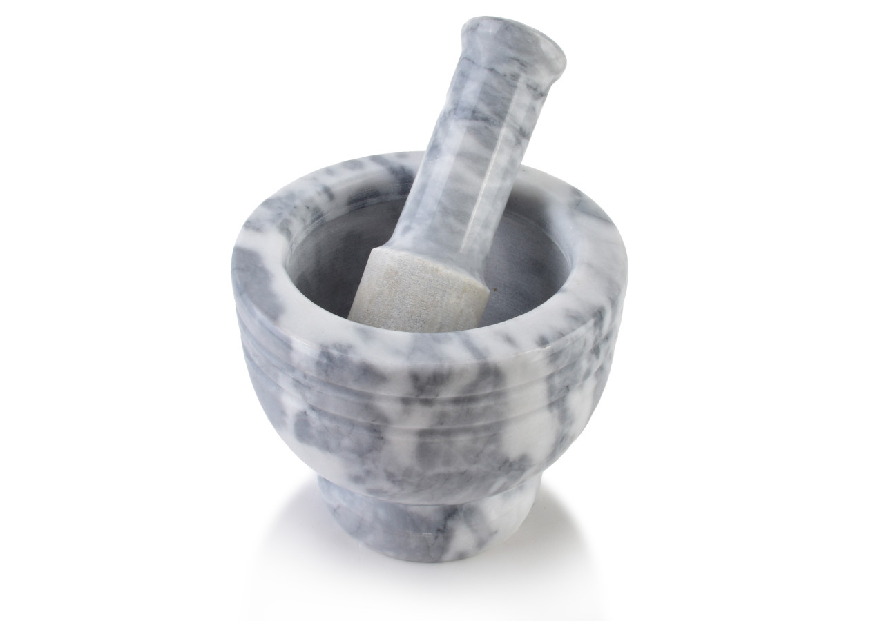 Mortier de Cuisine MODERN KITCHEN - Pierre naturelle 14,5x12,5cm - HTUA9652 - Mondex