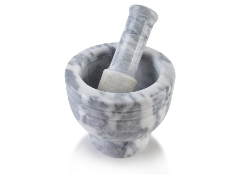 Mortier de Cuisine MODERN KITCHEN - Pierre naturelle 14,5x12,5cm - HTUA9652 - Mondex