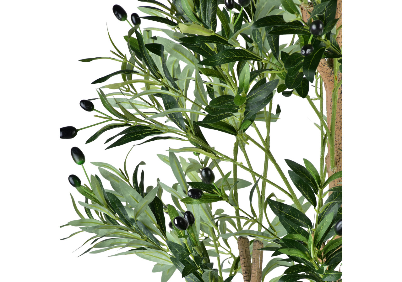 OLIVES - Plante artificielle hauteur 210cm avec pot - HTUA9126 - Mondex